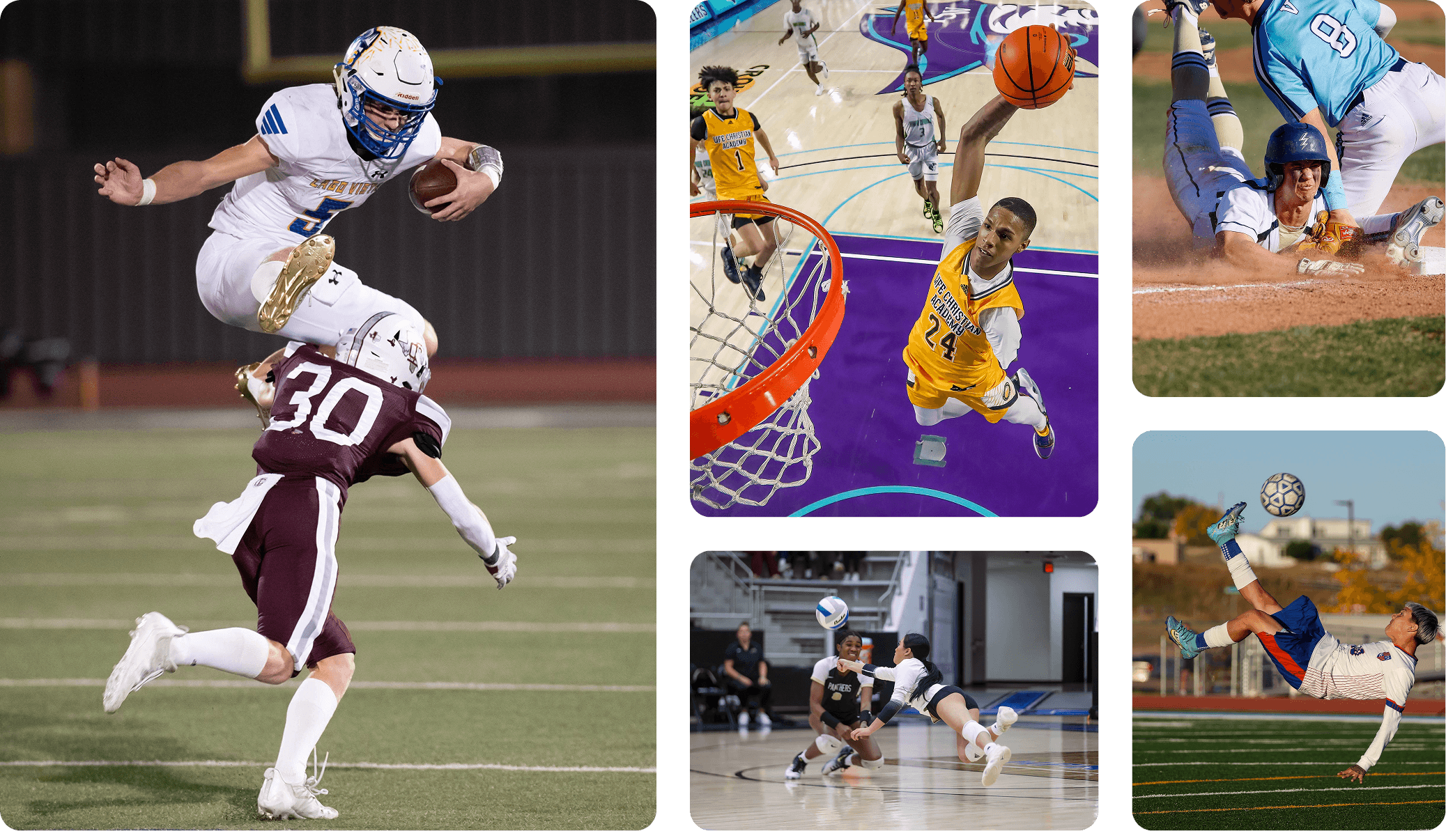 MaxPreps marketing hero image for high school sports coverage